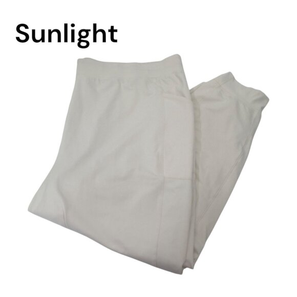 Fabletics Womens Ivory Athletic Leggings 4X High Waist Comfy Stretchy Fabric - Picture 1 of 11